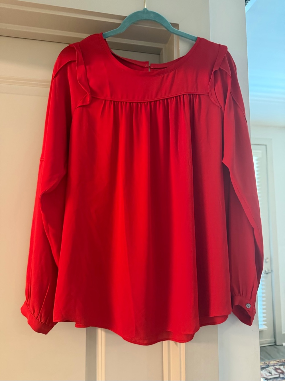 Women’s Ann Taylor Loft Red Blouse